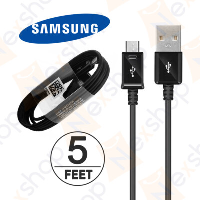 Original Samsung Micro USB 5ft Data Charge Cable for Galaxy S7/S6