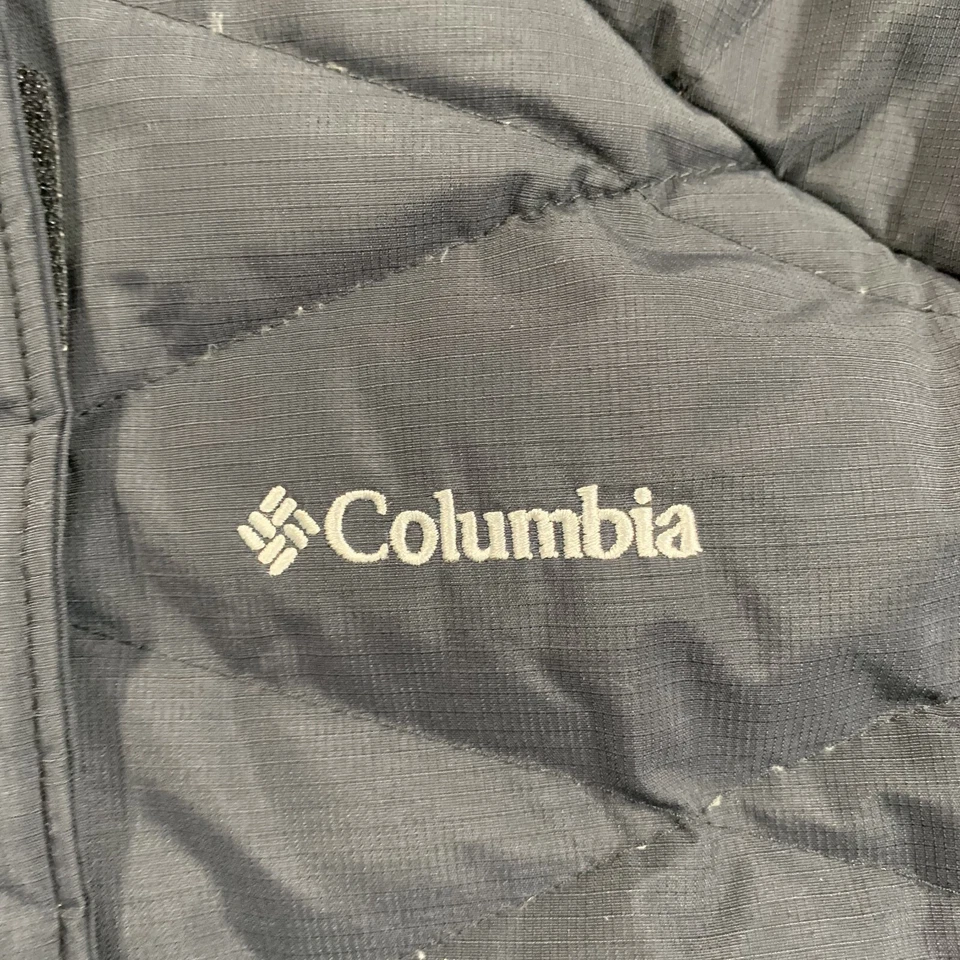 Chaqueta Columbia Mujer Extra Grande Negra 550 Plumón Puffer Parka Pesada Foto 3 de 4