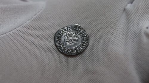 🧭 🇫🇷 FRANCIA Navarra Liard Henri d'Albret (1516-1555) ESCASOS DETALLES NÍTIDOS B66 - Vídeo 1 de 1