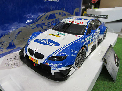 BMW M3 DTM RMG 2012 HAND 1/18 MINICHAMPS 100122202 voiture