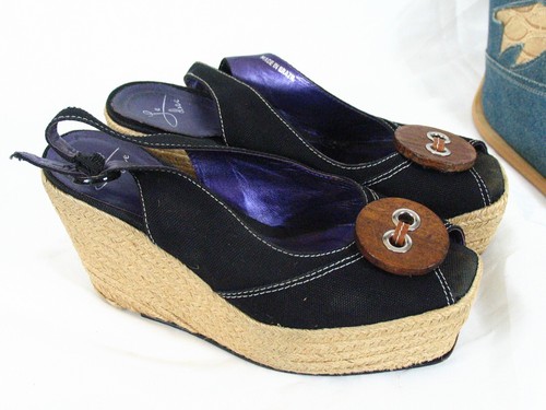 Lot of 5 Heavily Worn Women Shoes Incl. Christian Louboutin & Ferragamo Heels - Picture 16 of 24