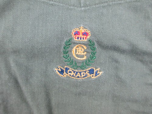 Camicia Chaps Ralph Lauren uomo grande verde con bottoni manica lunga stemma casual - Foto 5 di 9