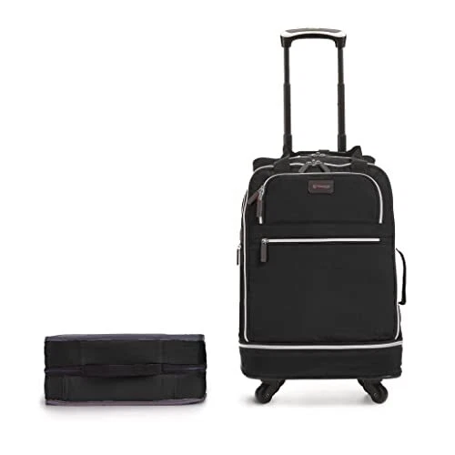 Biaggi Zipsak Boost Expandable Carry On Luggage with Trolley