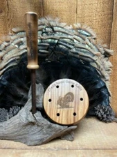 Easy Grip Canary wood Slate over glass Custom Turkey Call w/ Striker