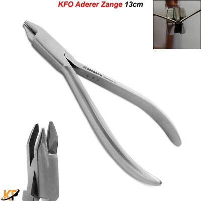 Zahnarzt Aderer Dreifingerzange Zahntechnik KFO Dental Zange Draht Biegezange CE