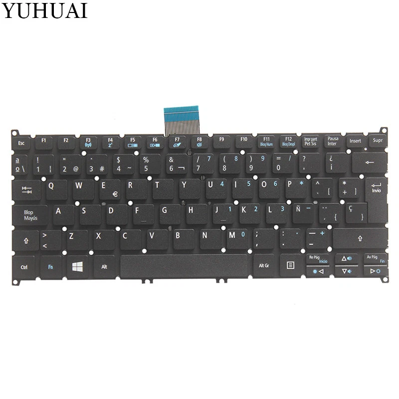 Teclado español latino Acer Aspire V5-122 V5-122P V5-132 V5-132P E3-111 E3-112M Foto 3 de 4