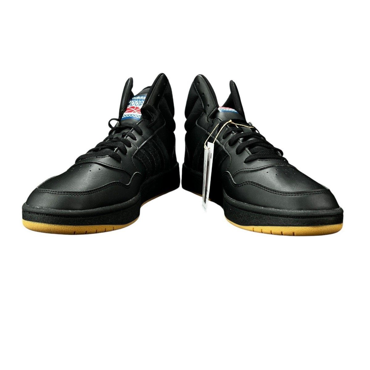 Adidas Hoops 3.0 Mid Core Black Gum Basketball Shoes GY4745 