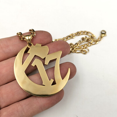 Gold Men Chapter 17 Ouija Macc Juggalo Pendant Necklace ICP Stainless Steel 24''