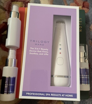 Trilogy 3-in-1 Professional Spa Wand Firms, Lifts, Smooths PLUS 3pc Kit NIB $$