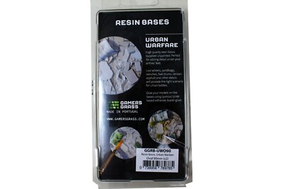 Gamers Grass Urban Warfare Resin Bases Oval 90mm (x2) New