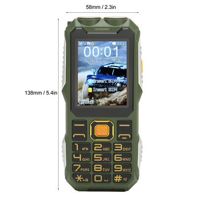 Unlocked Cellphone Dual SIM Big Flashlight Seniors Cell Phone For Texting