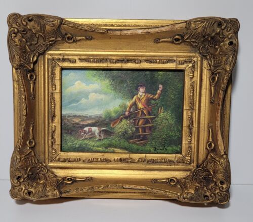 Vintage  Picture Gilded  Frame . - Foto 1 di 19