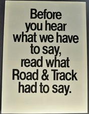 1982 Alfa Romeo GTV 6/2.5 Coupe Road Test Catalog Brochure Excellent Original 82