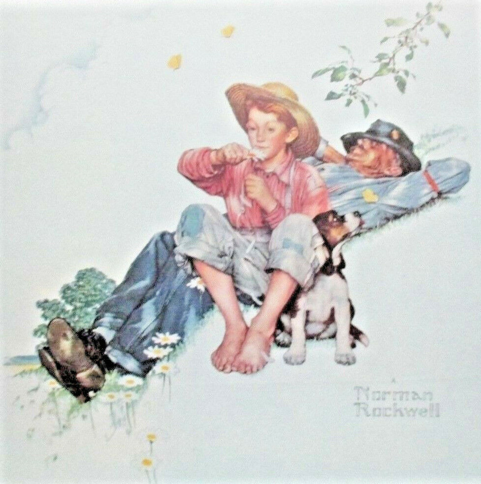 ノーマン ロックウェル ザ フォーシーズンス（４種類） Set of 4 1973 Norman Rockwell Four Seasons Plates 'Ages of