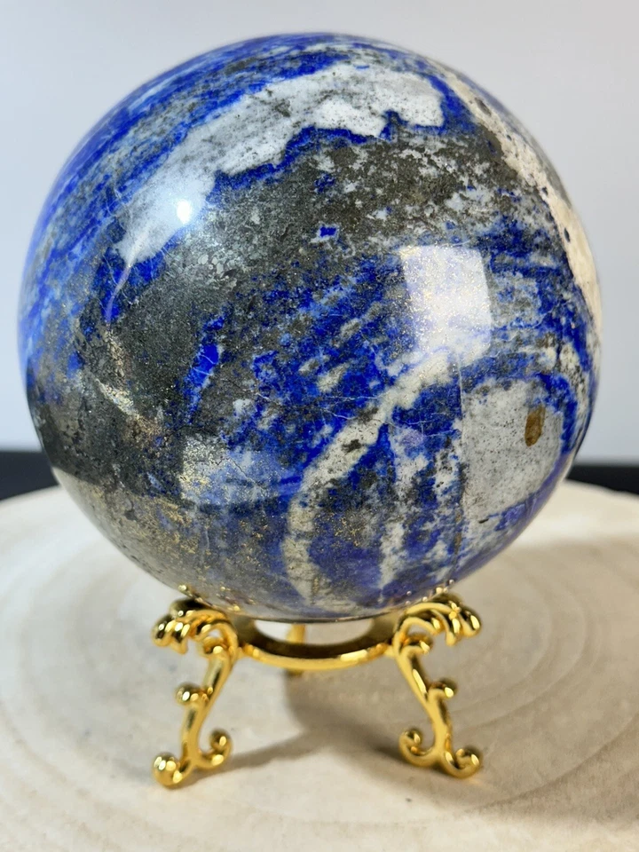 Seltene Lapislazuli Kugel – Sar-e-Sang, Badakhshan – 2780 g – 117 mm Durchmesser - Bild 3 von 4