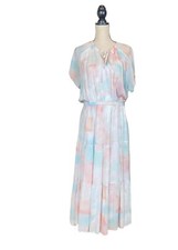 Cloth & Stone Anthropologie Tie Dye Maxi Dress Size M NWT Pastel