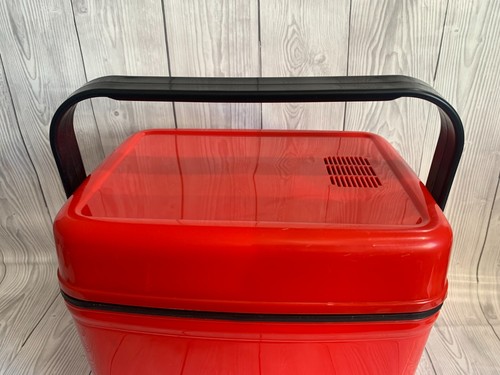 Coca Cola Cooler Box Picnic Camping Vintage Retro Radio AM FM Tested and Working - Picture 8 of 16