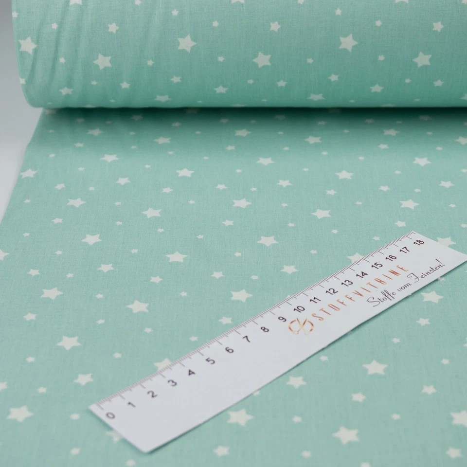 Baumwollstoff Sterne 240 cm Breit Kinder Stoff METERWARE ab 50 cm Öko-Tex - Bild 2 von 4
