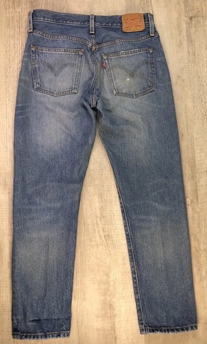 Levi’s 501 Distressed Jeans Grunge 100% Cotton Women’s W25xL32 (Actual W30xL27) - Picture 3 of 19