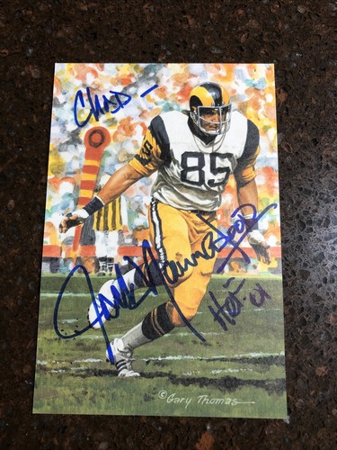 Jack Youngblood Signed Goal Line Art Card - PSA/DNA AD33162
