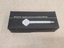 Sony ECM-19B Electret Condenser Microphone - Complete w/Accessories,Case, Manual