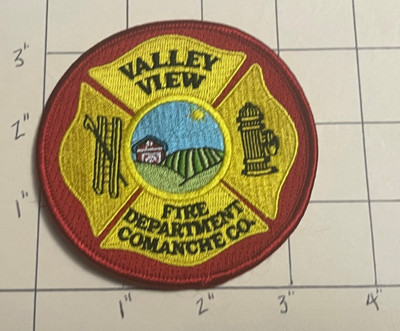 Valley View (Lawton, Comanche County, OK) Fire Department Patch   ***NEW***