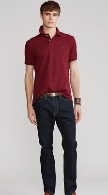 NWT Polo Ralph Lauren DARK BLUE Varick Slim Straight Stretch Denim NWT Polo Ralph Lauren DARK BLUE Varick Slim Straight Stretch Denim