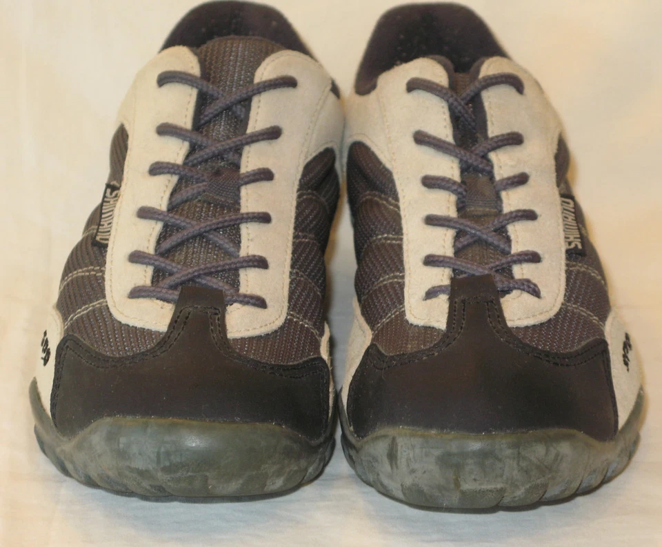 Sapato de Mountain Bike Shimano SH M020 MTB EU 41 EUA Feminino Tamanho 9 Masculino 7.5 + Chuteiras SPD - Imagem 4 de 4