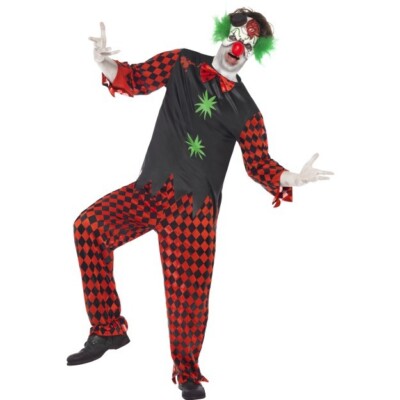 Halsausschnitt Clown Cirque Sinister Kostüm Halloween Kostüm groß