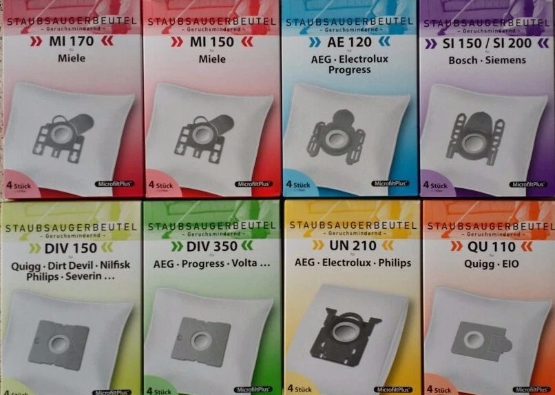 10 Staubsaugerbeutel Geeignet Für Miele Filtration Guard - S528, S290 Bis S399 | Mit Filter | 10 Stück | Mikrovlies