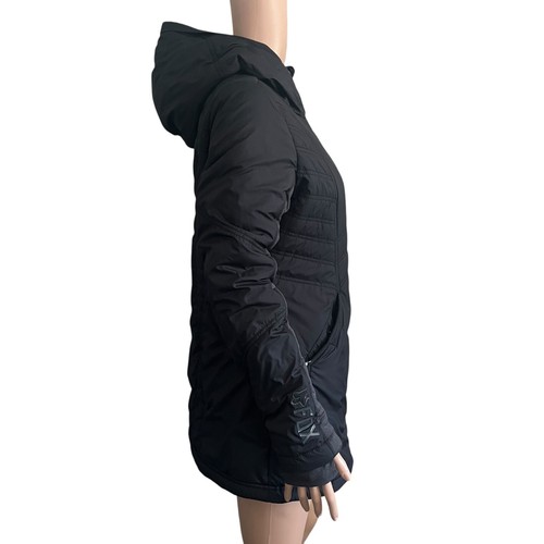 Fox Racing Jacket Womens Small Black Hooded Softshell Full Zip - Picture 7 of 10