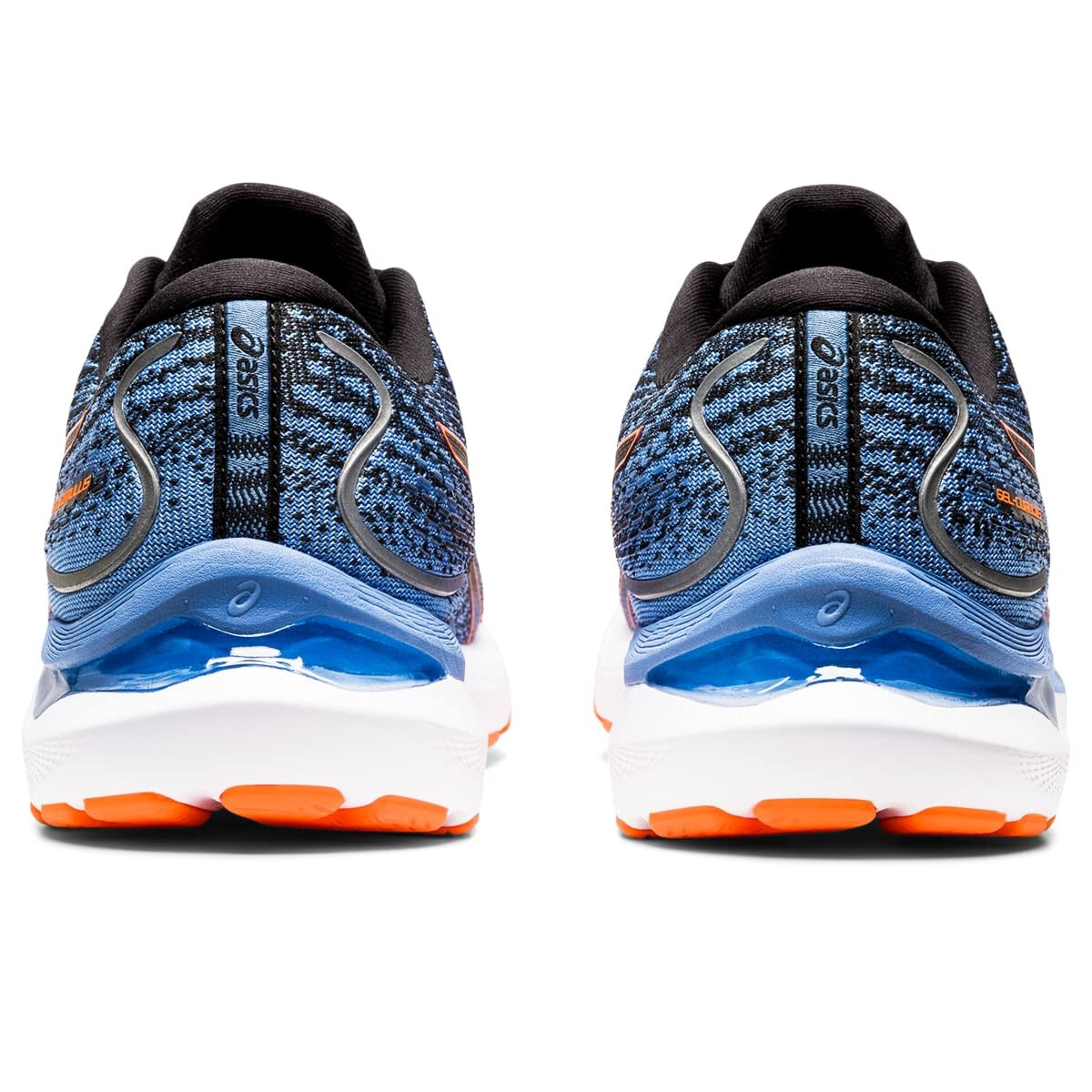 Asics Gel Cumulus 24 Mens Running Black / Shocking Orange  display picture 2