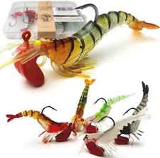 Señuelos De Pesca De Agua Salada Y Dulce - Señuelo De Camarones De Pesca 3 Pack