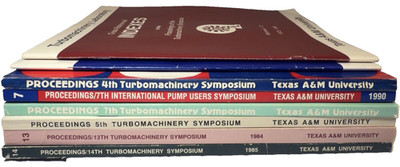 Turbomachinery Symposium Proceedings Lot (8) Texas A&M 1984 1990 Engineering