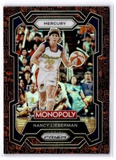 2024 Panini Prizm Monopoly WNBA #27 Nancy Lieberman Millionaire Club Prizms
