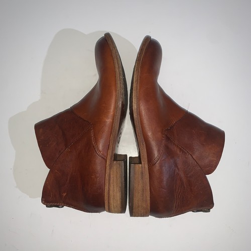 Kork-Ease Shoes Womens Size 9M Brown Leather Ankle Booties Back Zip Boot Casual - Picture 8 of 9