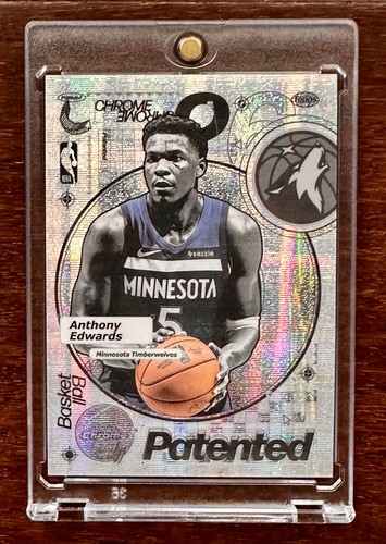 Anthony Edwards #PD-15 2025 Topps Chrome Patented card