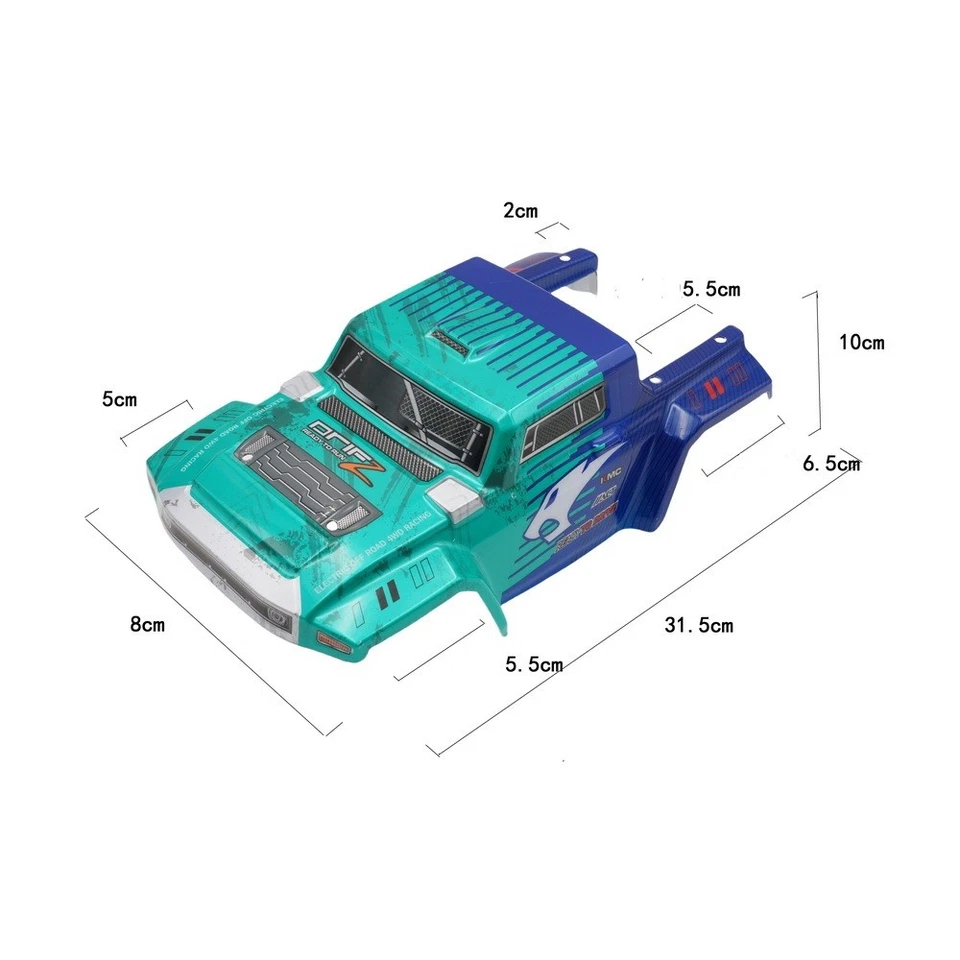 1:12 RC Car Shell Assembly Body Shell DIY Conversion Parts For SY1202 Series - Image 3 of 4
