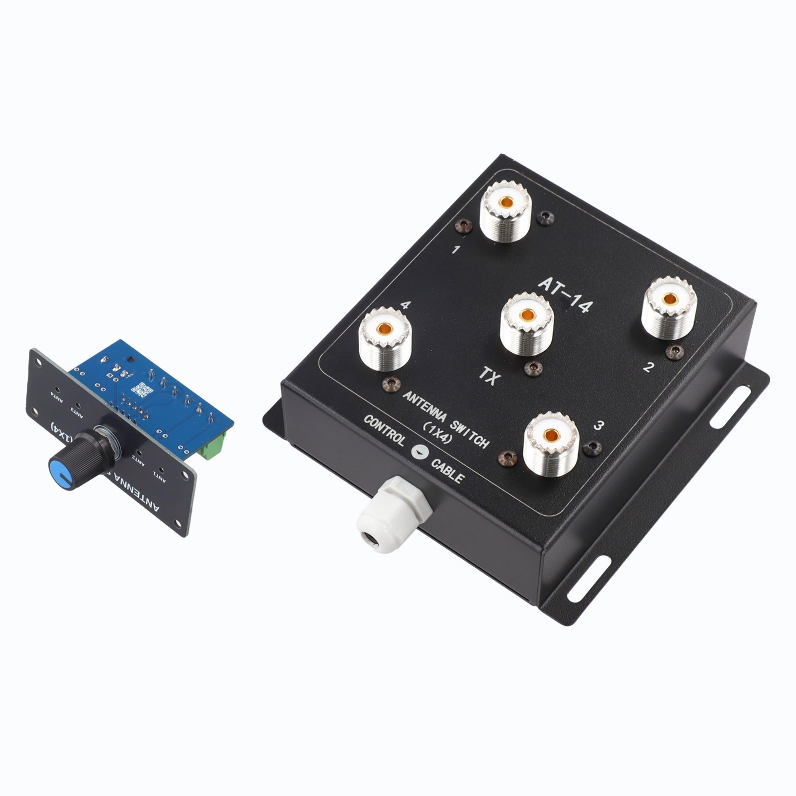 High Efficiency 4 Way Antenna Switch Remote Control for 500W PEP Radio Systems