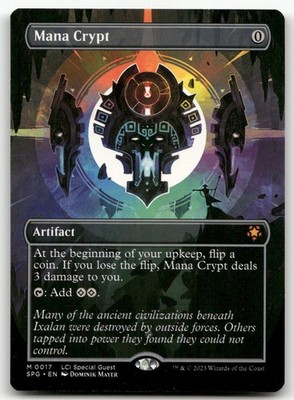 Mana Crypt (Borderless) #17 (NM) Special Guests SPG Magic MTG