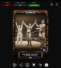 VIDEOGAME Topps Slam PRIZE WHEEL Holiday Monochrome CM PUNK IYO SKY RHEA RIPLEY