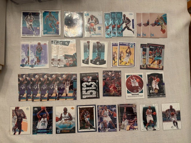 107-1993-26 Topps/Panini/Donruss/UD Basketball Jamal Mashburn Cards lot Kentucky