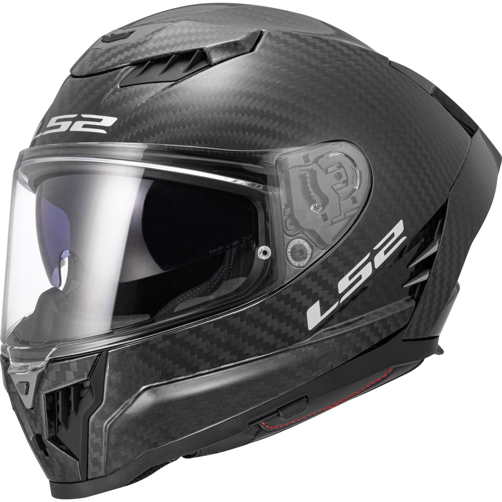 Motorrad Helm XL - LS2 FF807 Dragon Solid Integralhelm - carbon matt - Bild 2