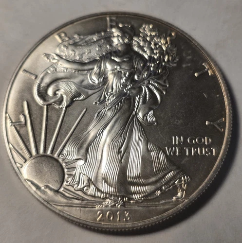 2013 Silver Eagle $1 Dollar 1oz Uncirculated .999 -MS-Brilliant Uncirculated-