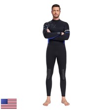 Seaskin Full Wetsuits Men Women 3mm Back Zip