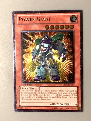 STBL-EN007 Power Giant Ultimate Rare 1st Edition Mint Yu-Gi-Oh! Card