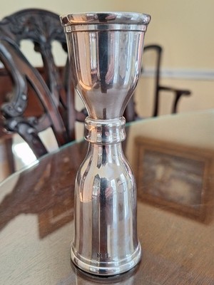 Ralph Lauren Silver Plated Double Jigger Shot Glass Barware