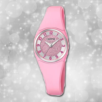 Armbanduhr Kunststoff PU rosa K5752/2 Damen Uhr Calypso Analogico UK5752/2 - Bild 1 von 4