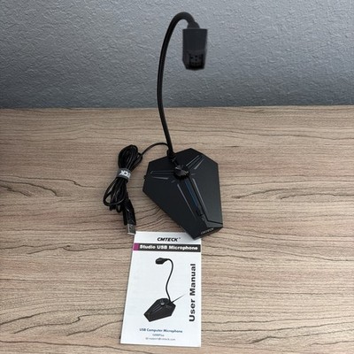 CMTECK Computer Microphone G006 Series USB Desktop Condenser Noise Canceling Mic