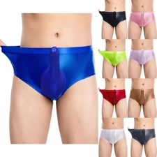 Mens Briefs Knickers Lingerie Sexy Underpants Beach Panties Crossdress Shorts